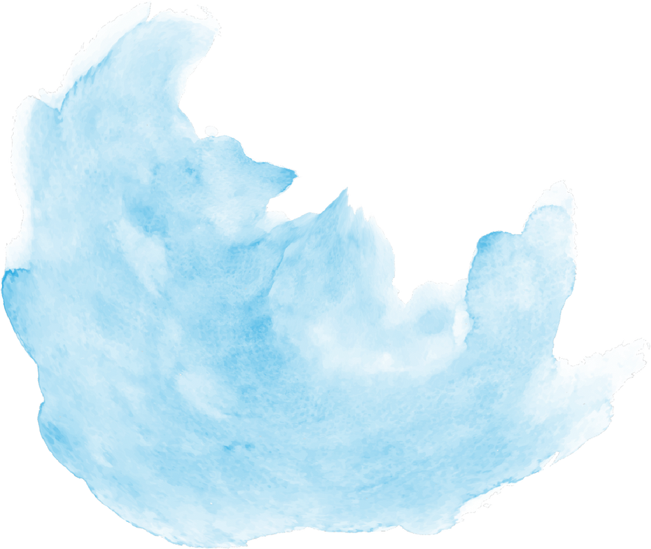 blue splash watercolor brush